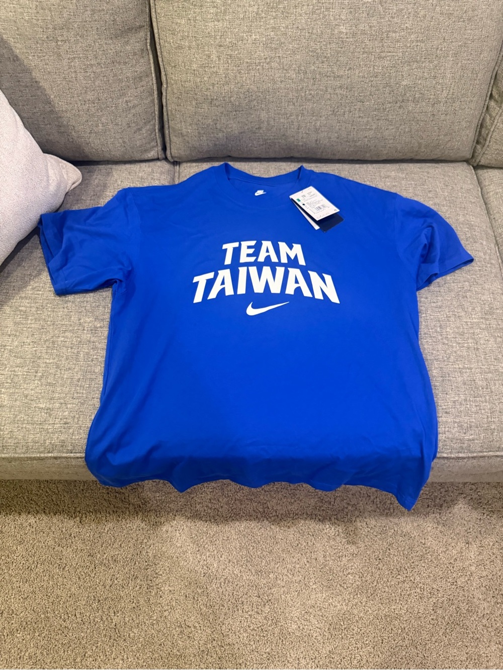 Nike Royal Blue Team Taiwan Logo Tee